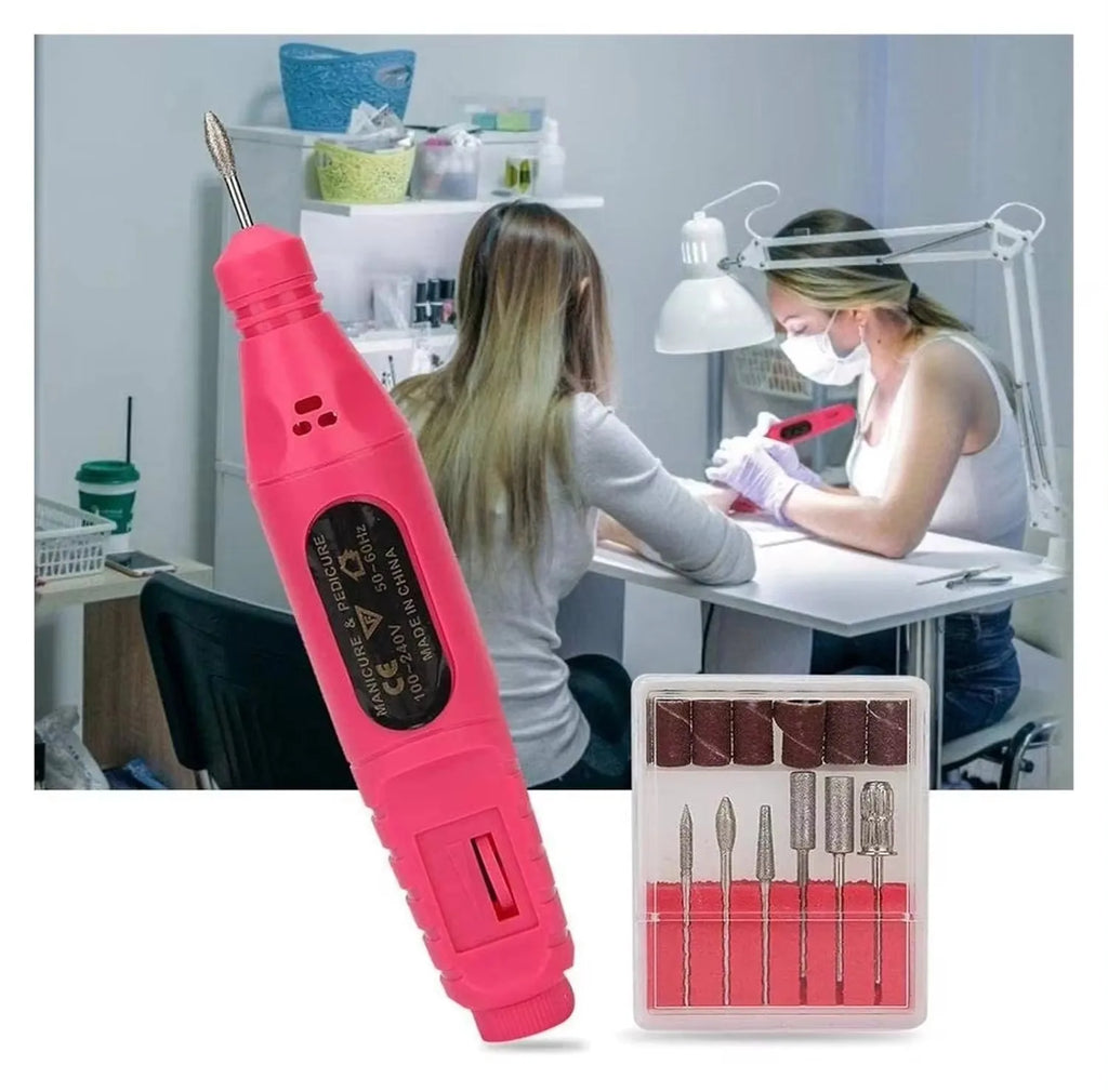  Nail  Kit with 54W UV 18Pcs Lamp Glue Dryer Polisher Dead Skin Remover Finger Separator Mani/Pedi . 6 different bundles