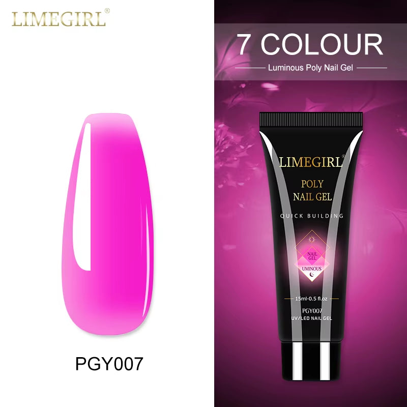 15Ml Polygel nail  Building Nail Gel . Plenty of colors and also base coat available