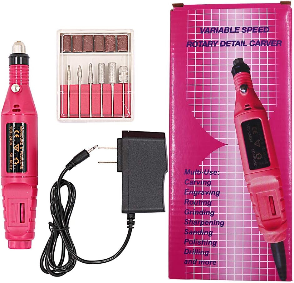  Nails Art Drill Kit Electric  Rotary Tool with Accessories Manicure Pedicure Tools Nails Grinding Repair
