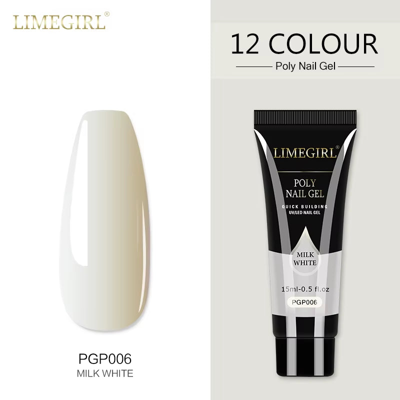 15Ml Polygel nail  Building Nail Gel . Plenty of colors and also base coat available