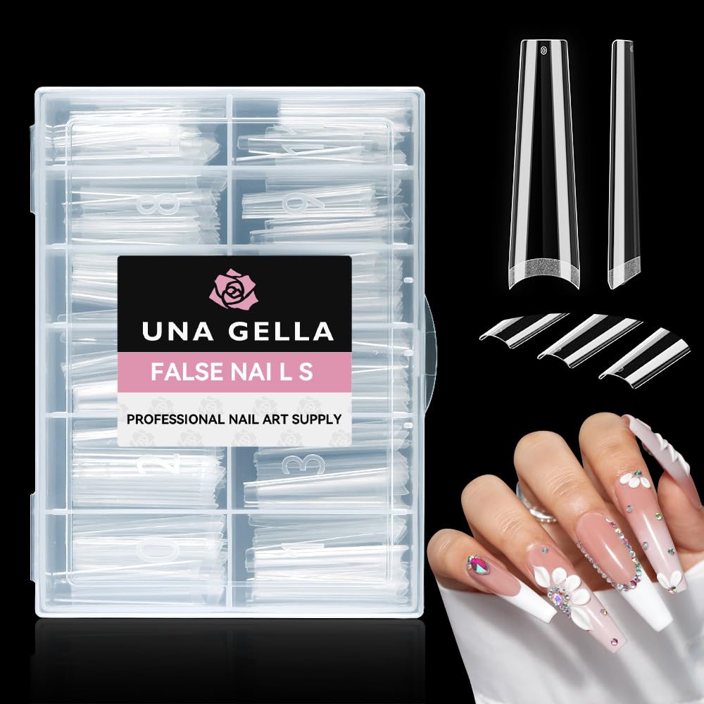 2 different options for glue , plus differnet shapes and sizes for nail tips! choose your pack !