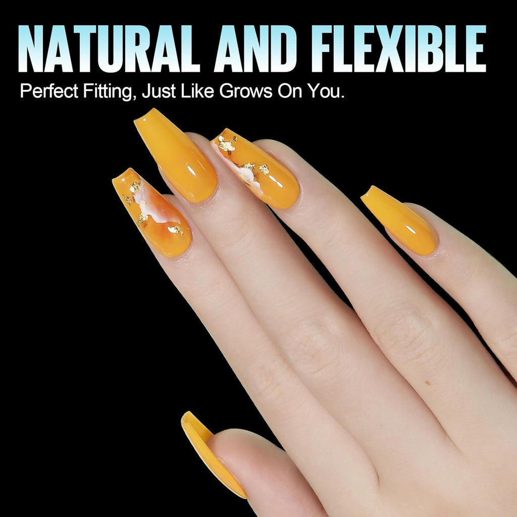 TOMICCA Gel Nail Glue for Nail Tips  plus 4 different packs for nail tips - 15ml Super Strong Nail Glue Compatible with Acrylic Nails,Soft Gel Nail Tips and Press On Nails, UV/LED Curing,