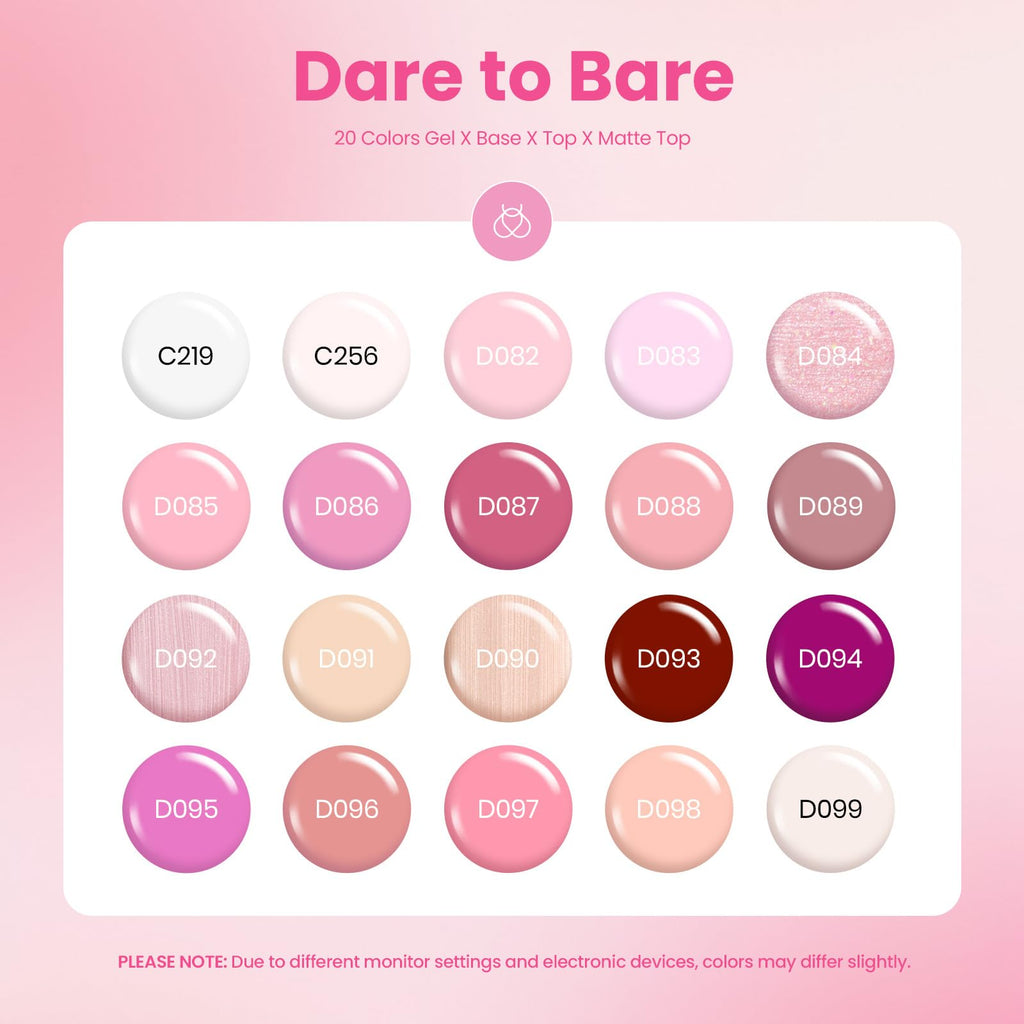 16 diff packs . Beetles GelNail Polish Kit, 20 Colors Soak Off Gel Polish with 1 Base Coat 1 Glossy & 1 Matte Top Coat