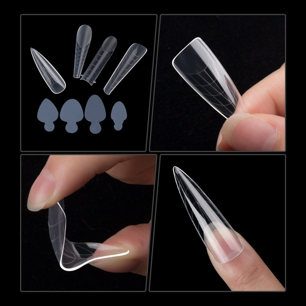 120Pcs (4 diff packs ) Forms , Extension Molds