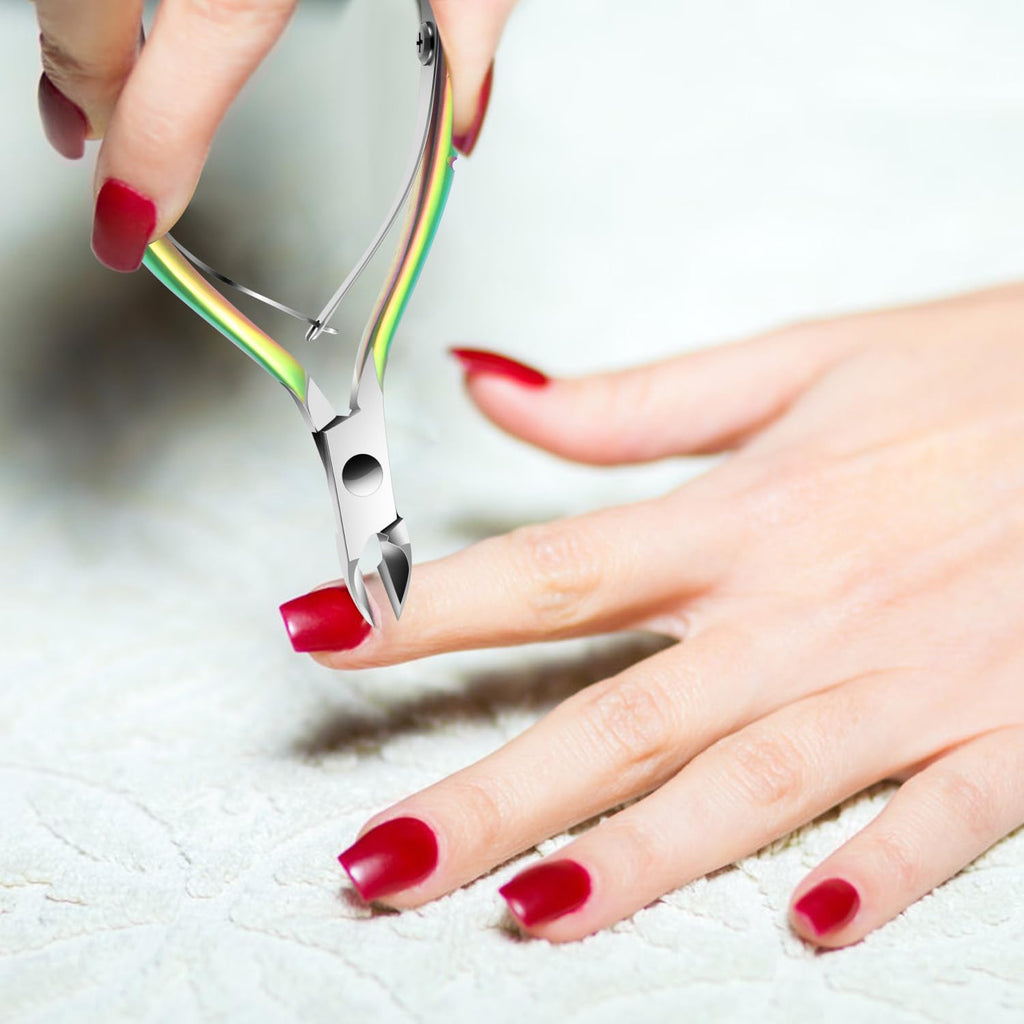 ( 6 diff options )Cuticle Trimmer with Cuticle Pusher,  Cuticle Remover, Scissor and Triangle Cuticle Nail Pusher