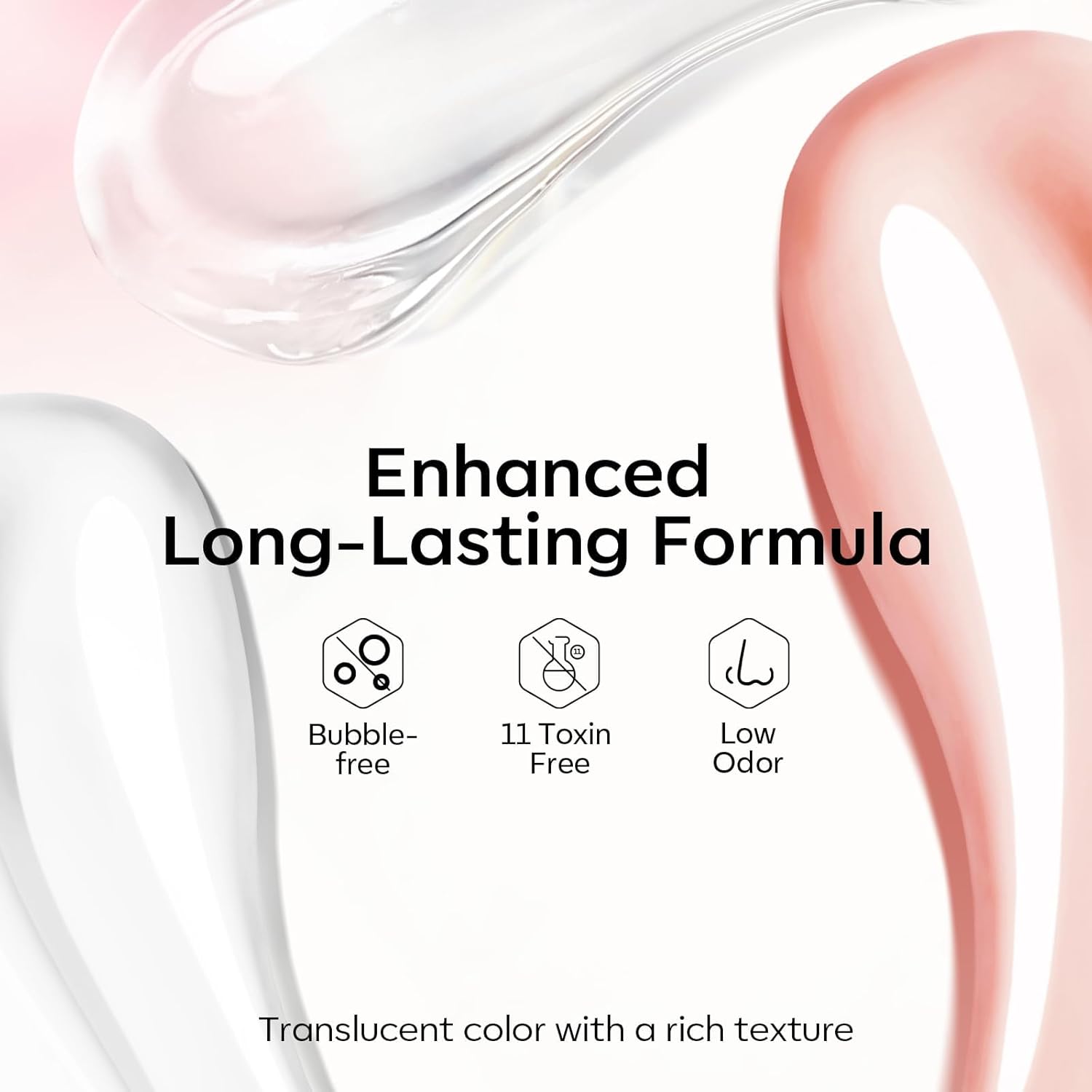 Modelones Poly Gel Nail Kit 3 Colors Clear White Apricot with Slip Solution Dual Nail Forms Top Base Coat Extension Builder Gel Enhancement Professional Starter Kit DIY Nail Art Salon Use