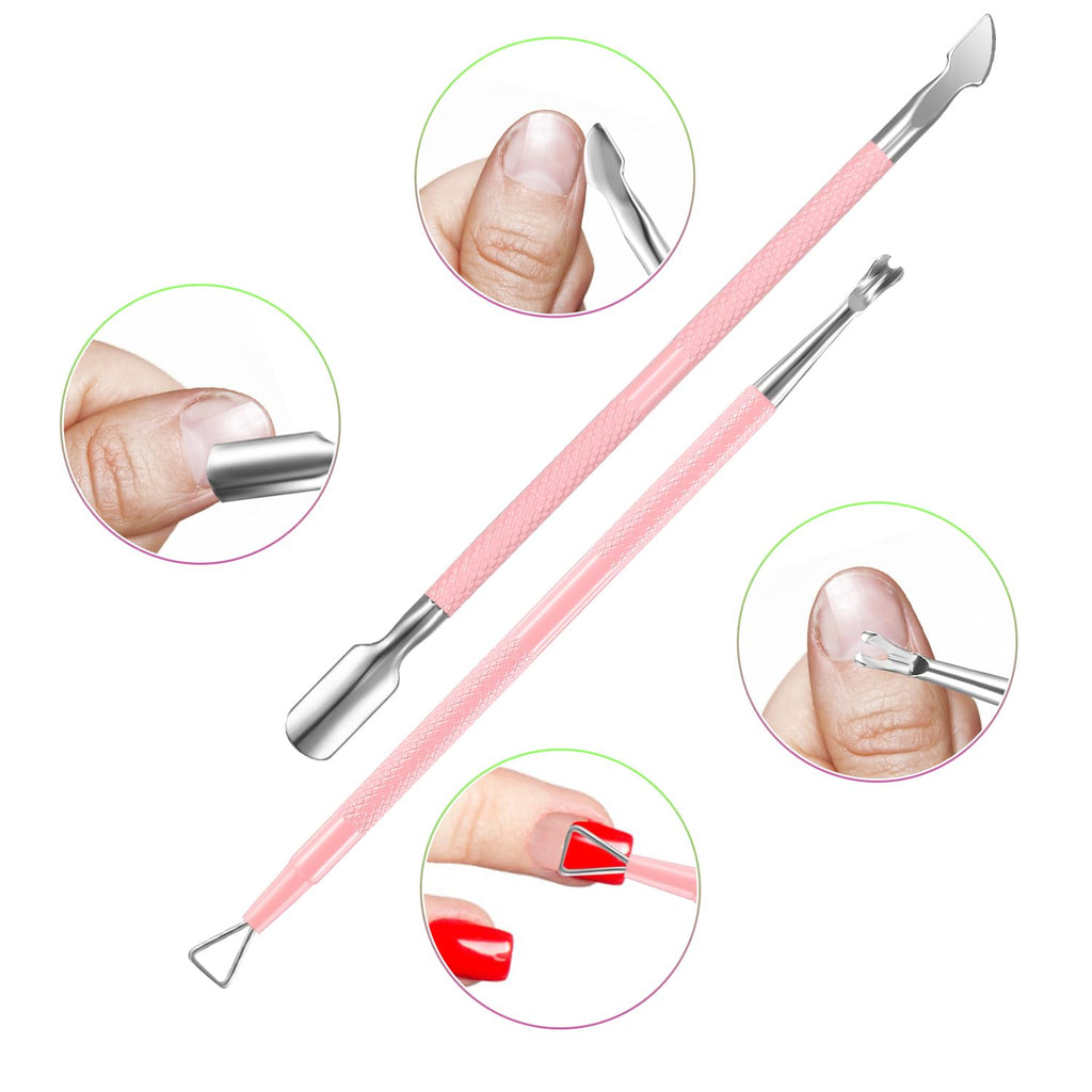 ( 6 diff options )Cuticle Trimmer with Cuticle Pusher,  Cuticle Remover, Scissor and Triangle Cuticle Nail Pusher