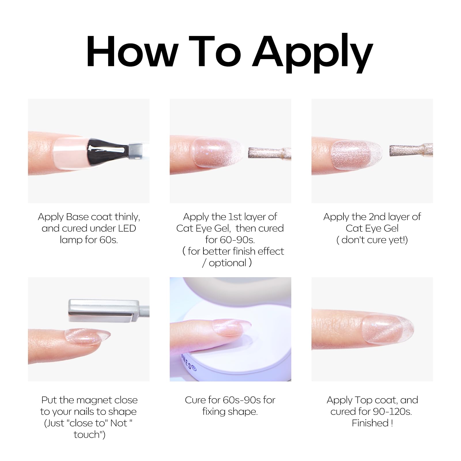 (13 diff combinations, some magnetic) Modelones Gel Nail Polish, 6 Colors Pearl Aurora Iridescent Shimmer White Pink Purple Mermaid Nail Drawing Gel Polish Soak Off UV Gel Led Nail Gel Polish Swirl Shell Thread Effect DIY Manicure Gifts