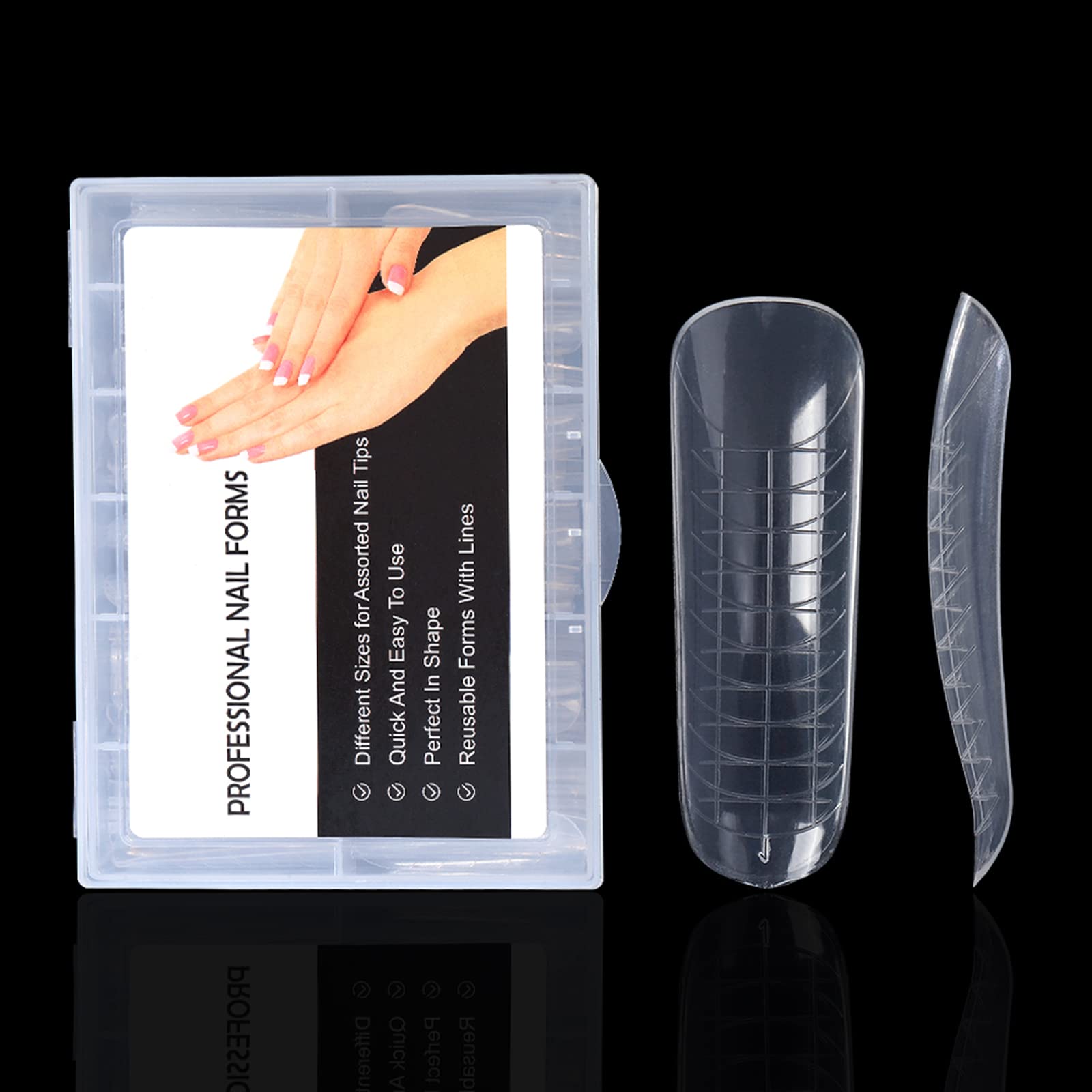 120Pcs (4 diff packs ) Forms , Extension Molds