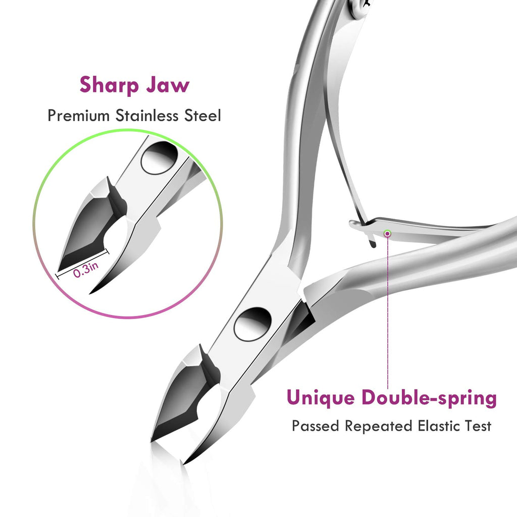 ( 6 diff options )Cuticle Trimmer with Cuticle Pusher,  Cuticle Remover, Scissor and Triangle Cuticle Nail Pusher