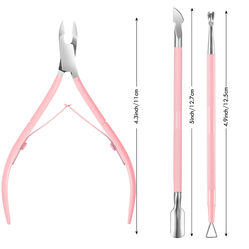 ( 6 diff options )Cuticle Trimmer with Cuticle Pusher,  Cuticle Remover, Scissor and Triangle Cuticle Nail Pusher