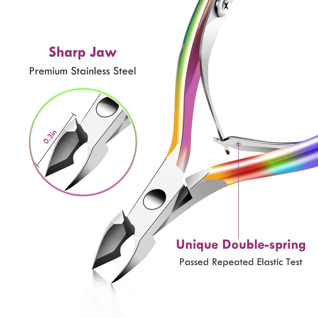( 6 diff options )Cuticle Trimmer with Cuticle Pusher,  Cuticle Remover, Scissor and Triangle Cuticle Nail Pusher