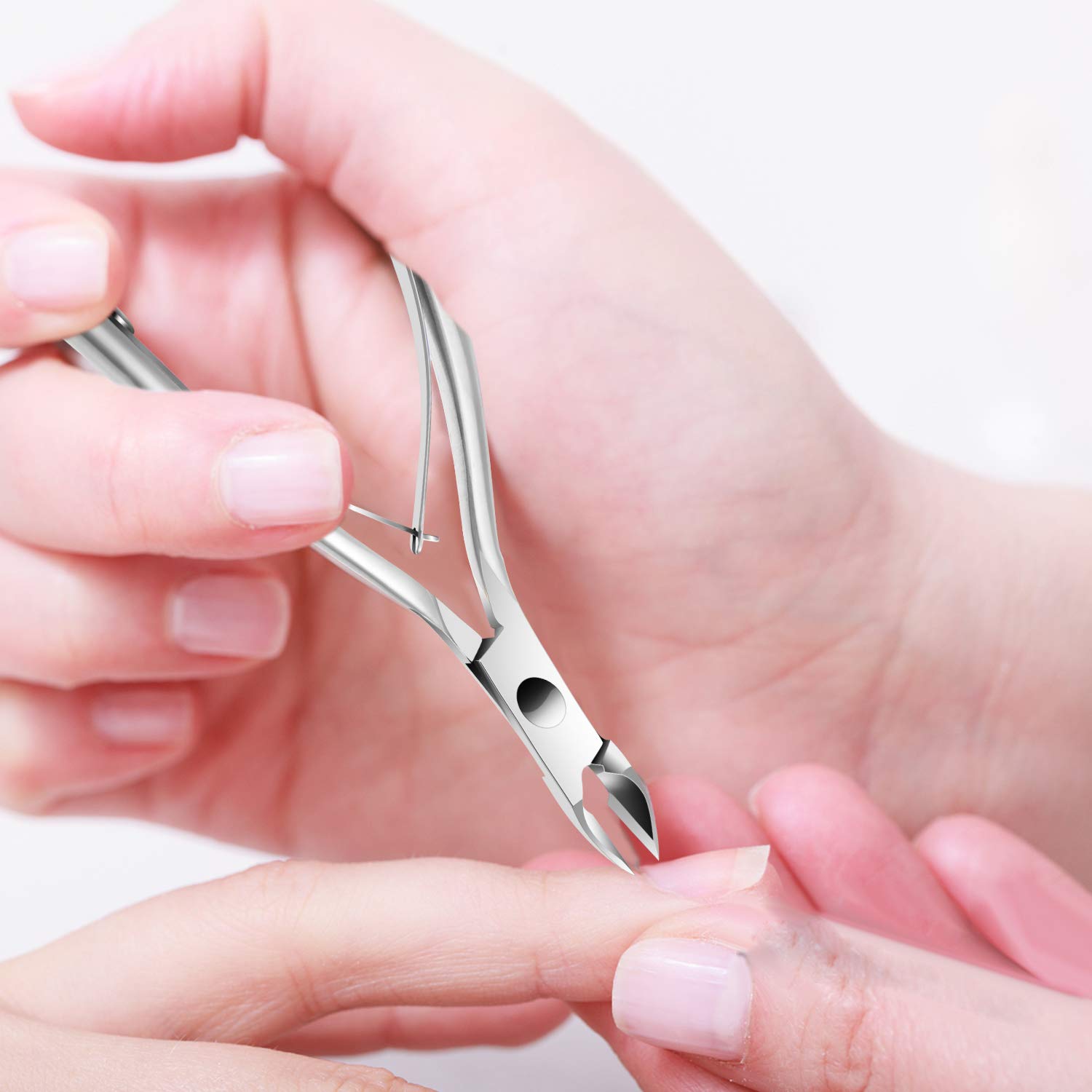 ( 6 diff options )Cuticle Trimmer with Cuticle Pusher,  Cuticle Remover, Scissor and Triangle Cuticle Nail Pusher