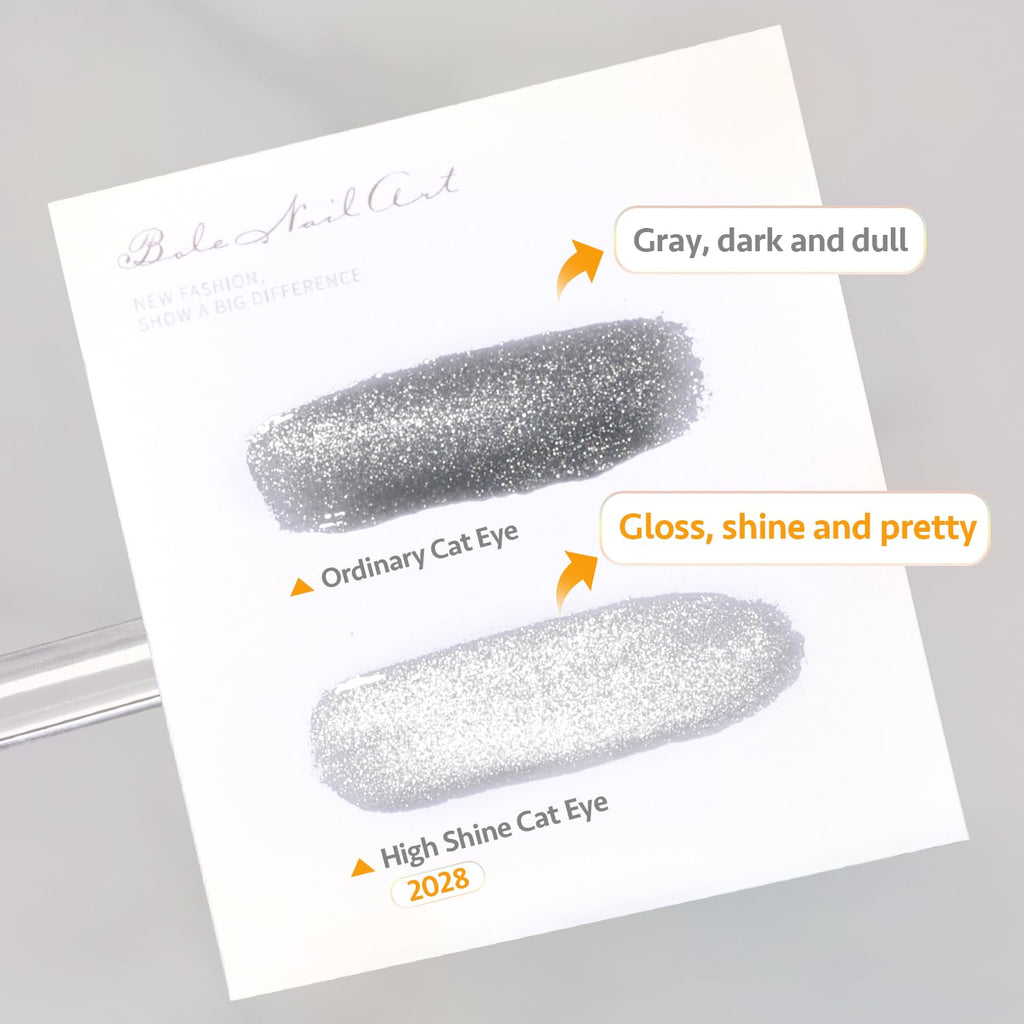 GAOY Magnetic Cat-Eye Gel Nail Polish, 20 Colors