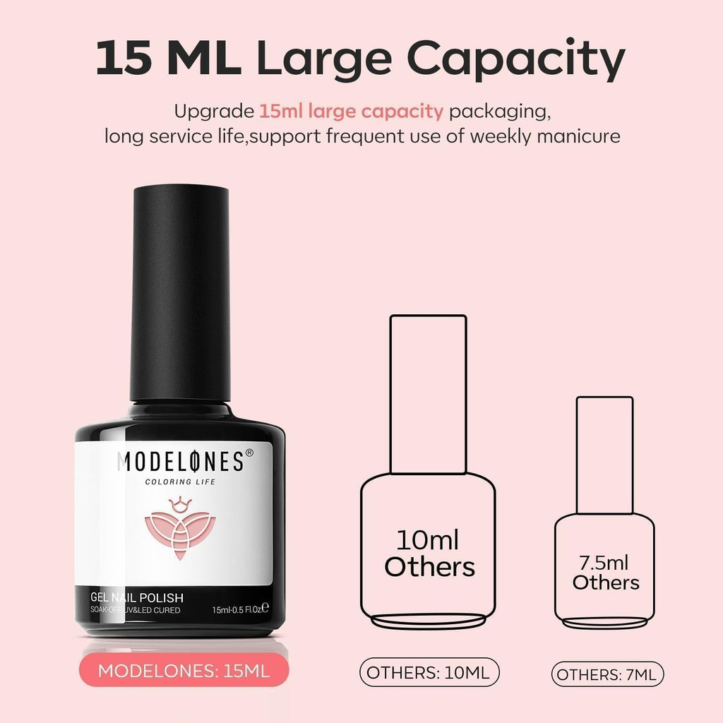 Modelones Magnetic Cat-Eye Gel Nail Polish, 11 Color Options