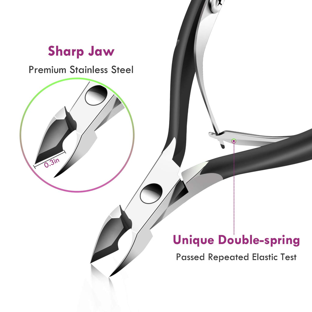 ( 6 diff options )Cuticle Trimmer with Cuticle Pusher,  Cuticle Remover, Scissor and Triangle Cuticle Nail Pusher