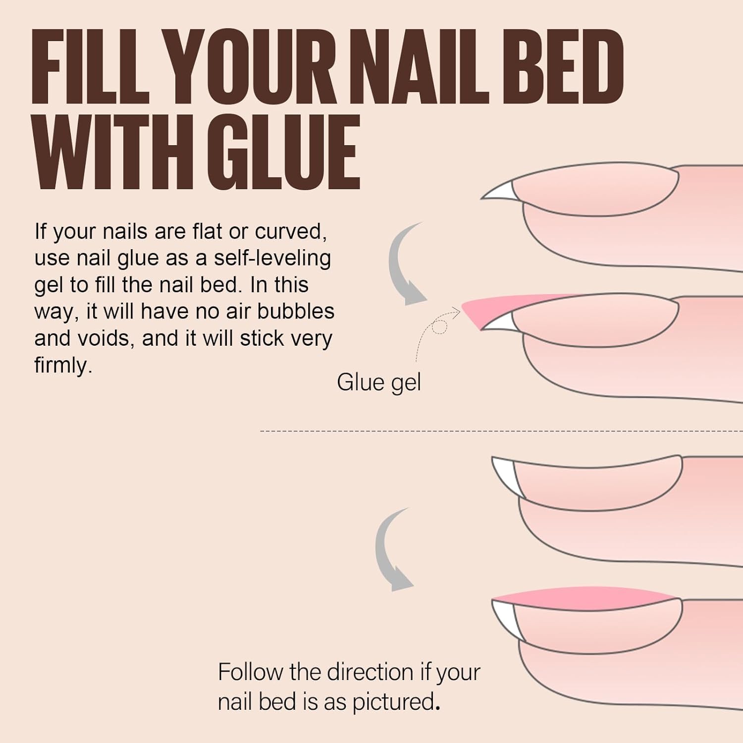 TOMICCA Gel Nail Glue for Nail Tips  plus 4 different packs for nail tips - 15ml Super Strong Nail Glue Compatible with Acrylic Nails,Soft Gel Nail Tips and Press On Nails, UV/LED Curing,