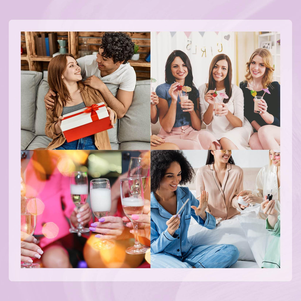 7 different packs . Phoenixy Poly Nail Gel Kit 6 Colors Pink Nude with Sliver Gold Glitter Poly Extension Gel 15 ml