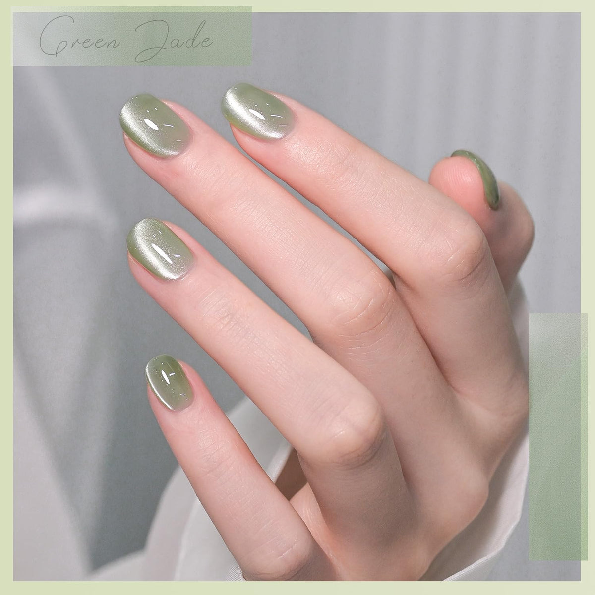 GAOY Magnetic Cat-Eye Gel Nail Polish, 20 Colors