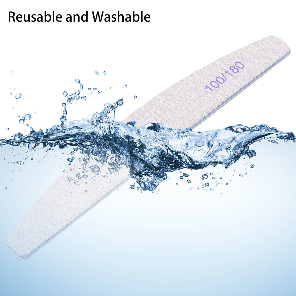 different packs ,  Nail Files ,  Grit Double Sided Emery Boards Coarse and Medium Nail File for Acrylic Nails