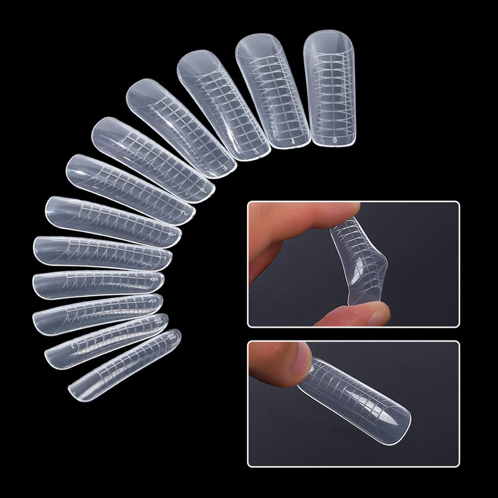 120Pcs (4 diff packs ) Forms , Extension Molds