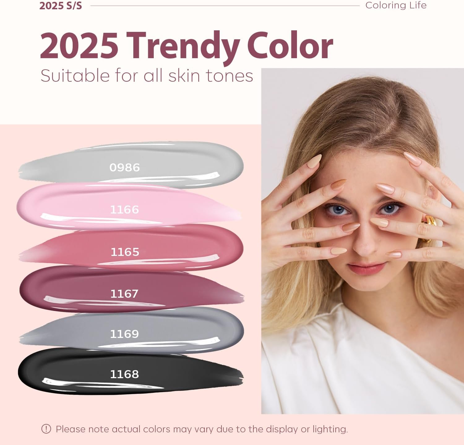 Modelones Gel Nail Polish Kit with U V Light 48W Nail Dryer Lamp Pink Brown Nude Gel Nail Polish Set, Soak Off Base and Top Coat, Nail Tools, French Manicure Design Nail Art Starter Kit Mother's Day Gift for Women