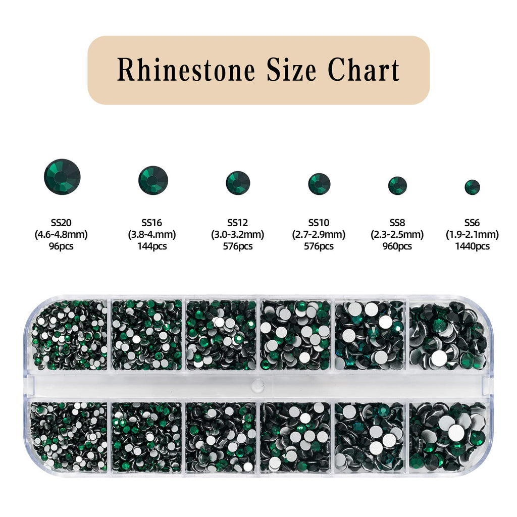 Nail Art Kit: 240 Special Shape & 2194 Flatback Rhinestones for Nails, ( 8 diff packs )