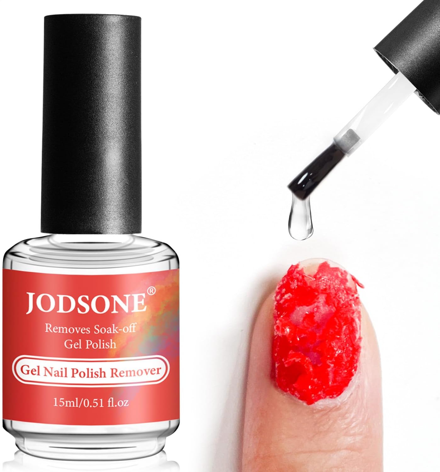 JODSONE 15ML Gel Nail Remover No Need Soaking or Wrapping Gel Remover for Nails 3-5 Minutes Easy And Quick