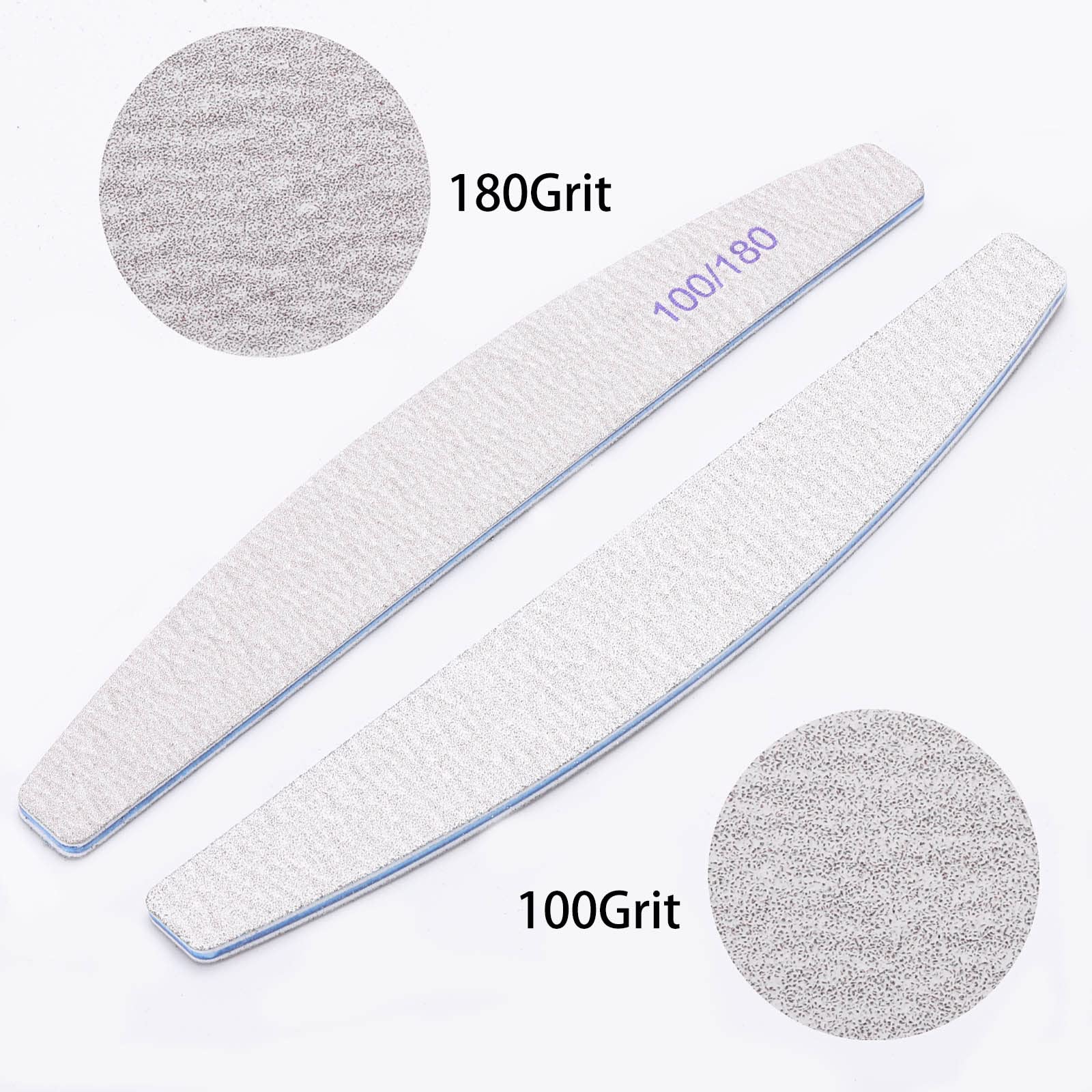 different packs ,  Nail Files ,  Grit Double Sided Emery Boards Coarse and Medium Nail File for Acrylic Nails