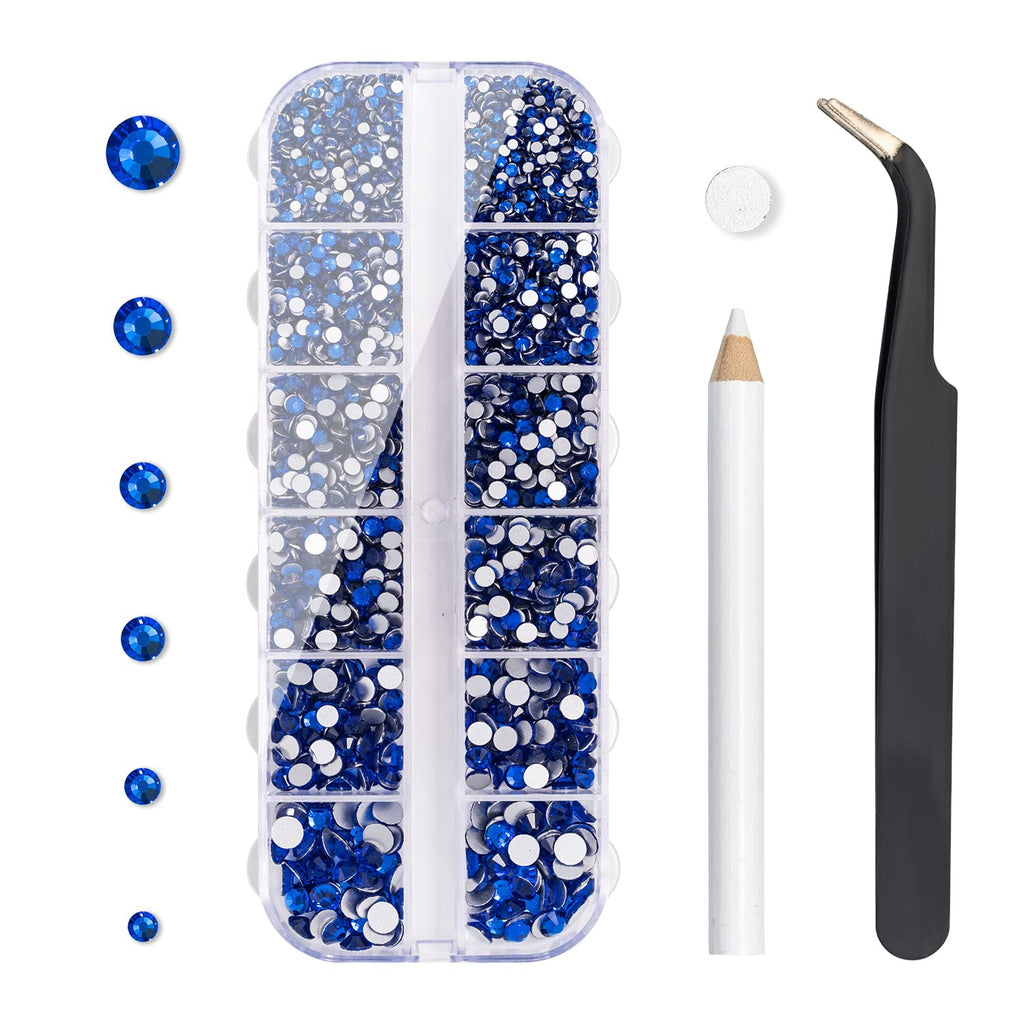 Nail Art Kit: 240 Special Shape & 2194 Flatback Rhinestones for Nails, ( 8 diff packs )