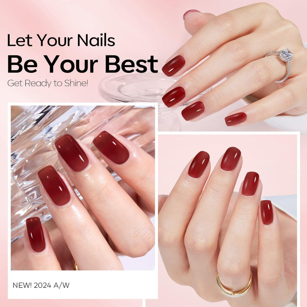 Modelones Magnetic Cat-Eye Gel Nail Polish, 11 Color Options