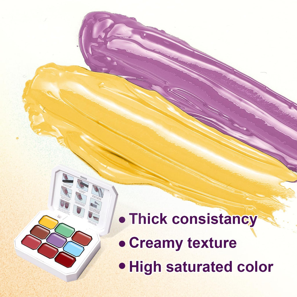 Gradient Painting Gel,(plenty of diff combinations!) 9 Colors Ombre Gel Nail Polish with 100Pcs Nail Sponges &Tweezers, Sponging Gel Nail Polish for Ombre Nails