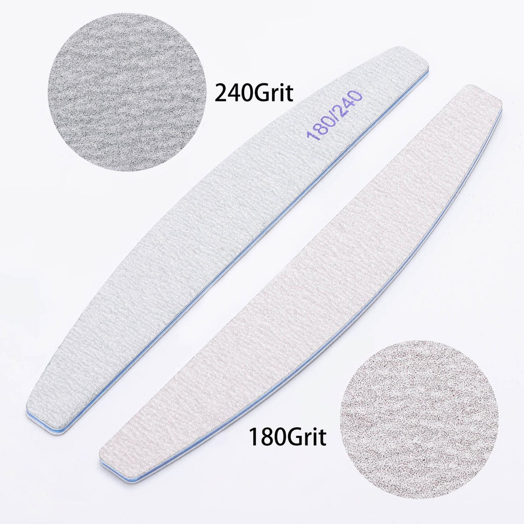 different packs ,  Nail Files ,  Grit Double Sided Emery Boards Coarse and Medium Nail File for Acrylic Nails