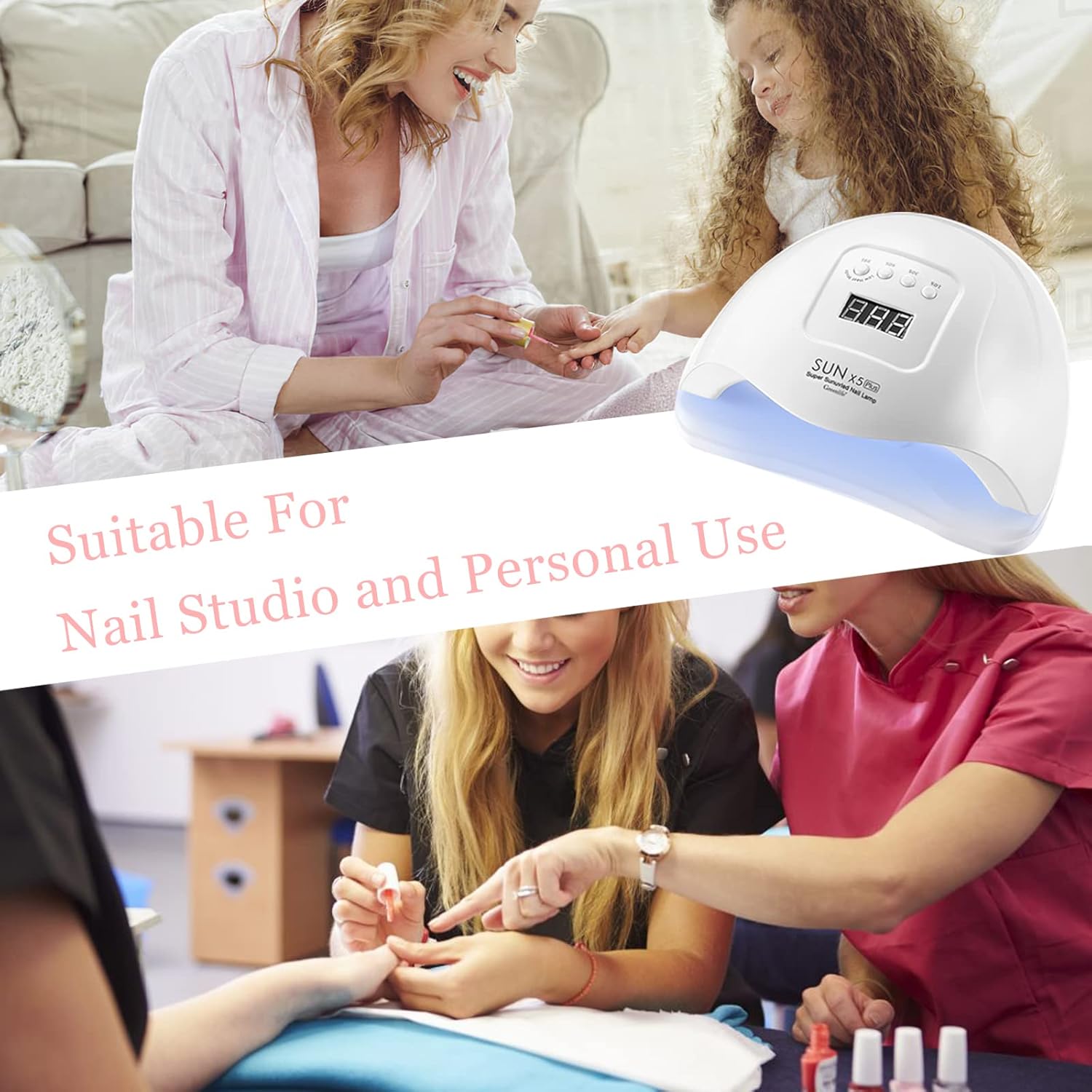 Nail Lamp, GreenLife® 80W UV LED Nail Dryer Lamp Machine for Nail Gel Polish Curing Fast Dry with 36pcs Beads Light Professional Manicure Pedicure