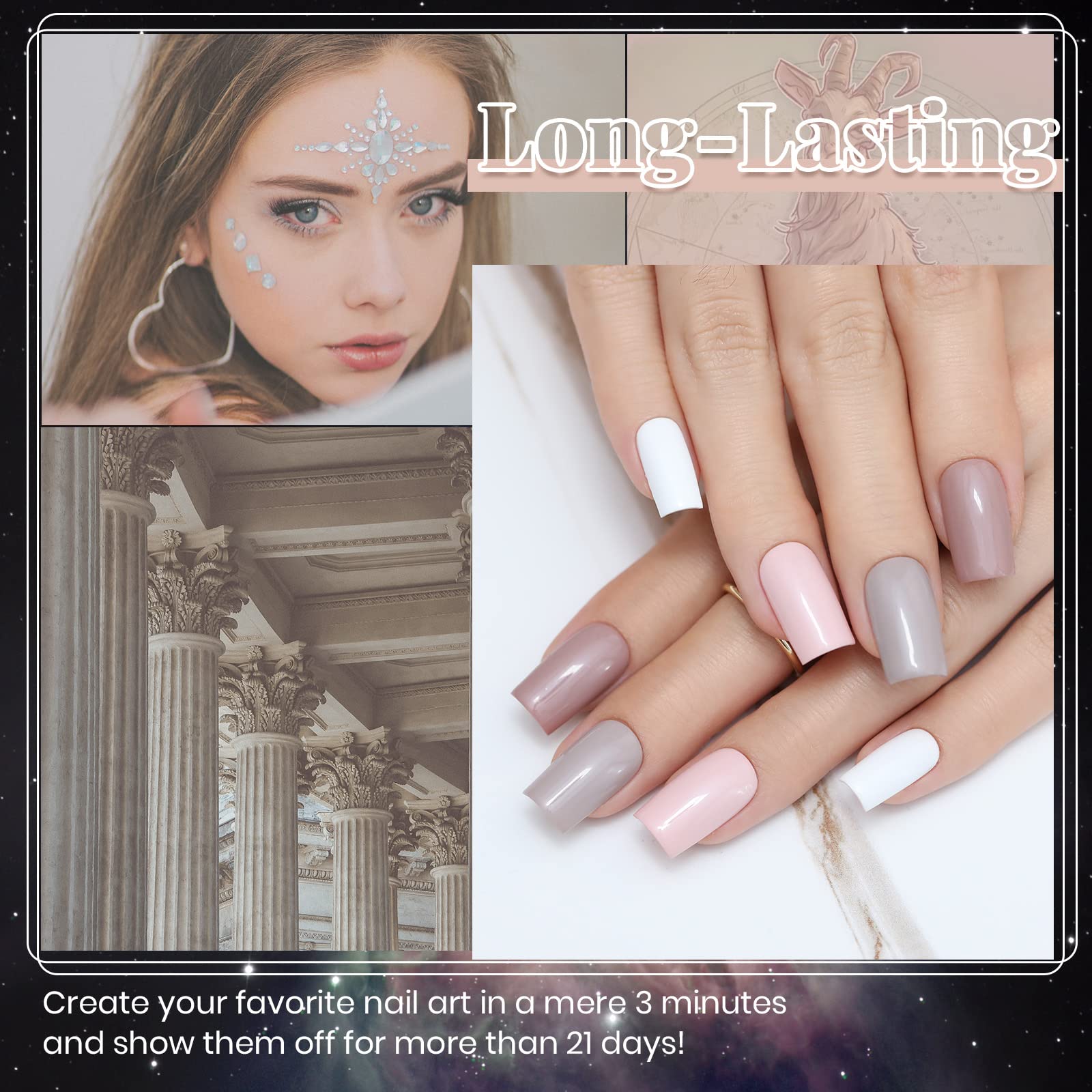 16 diff packs . Beetles GelNail Polish Kit, 20 Colors Soak Off Gel Polish with 1 Base Coat 1 Glossy & 1 Matte Top Coat