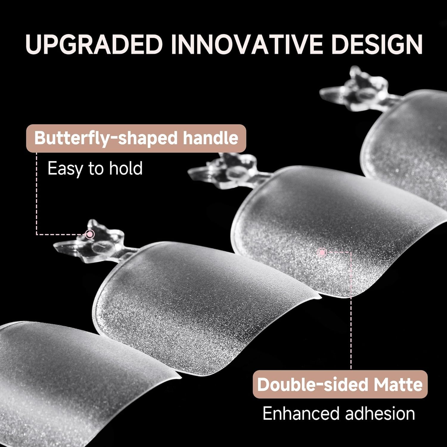 2 different options for glue , plus differnet shapes and sizes for nail tips! choose your pack !