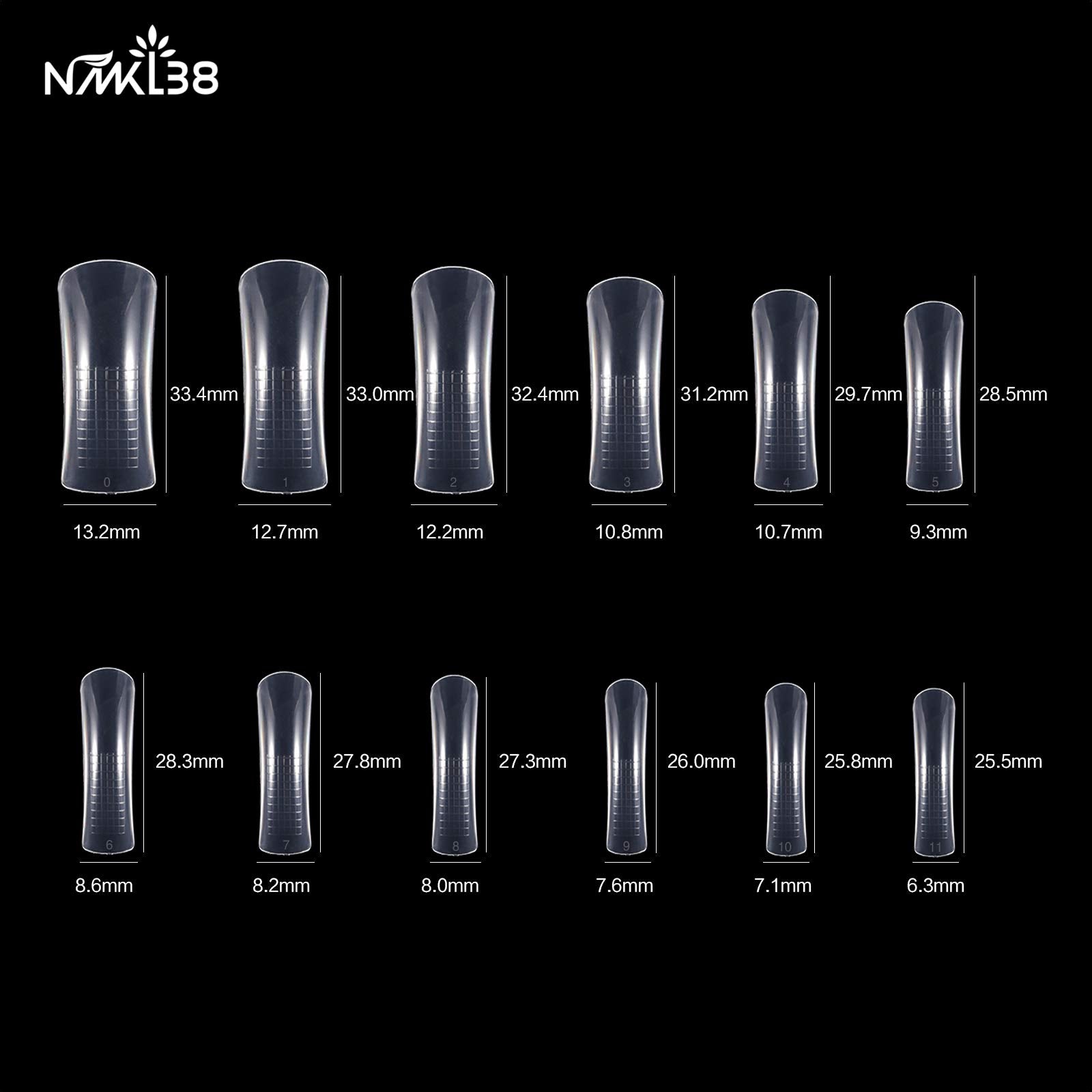 120Pcs (4 diff packs ) Forms , Extension Molds