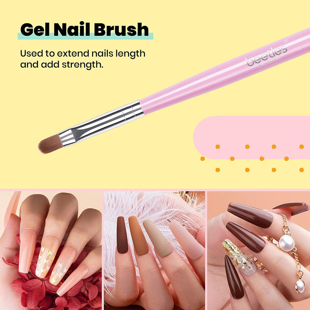 Beetles (5 diff packs ) Nail Art Brushes, Dotting Tools, Nail Art Pens, Dust Brush, Striping Liner Fingernail Drawing Pens with Palette Holder