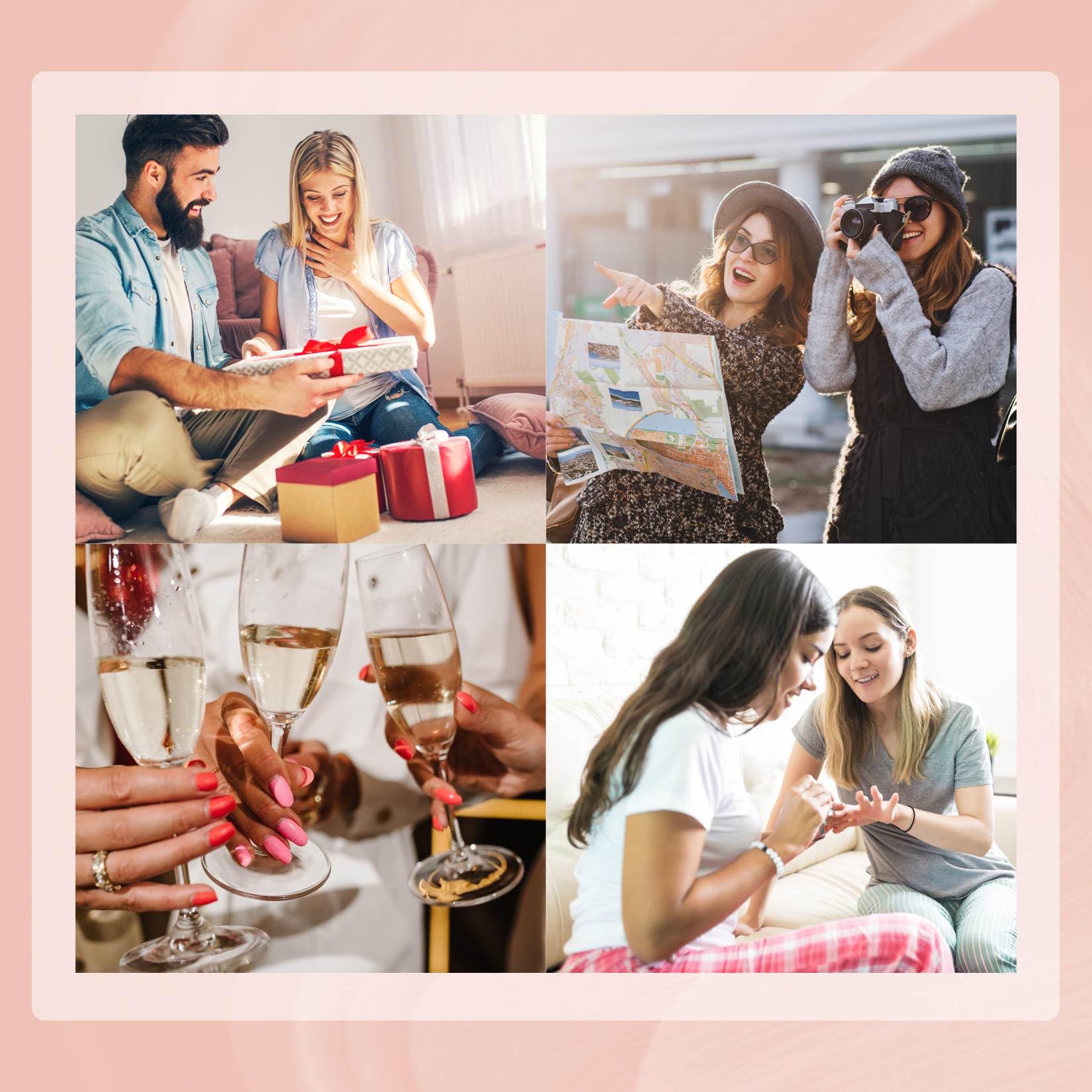 7 different packs . Phoenixy Poly Nail Gel Kit 6 Colors Pink Nude with Sliver Gold Glitter Poly Extension Gel 15 ml