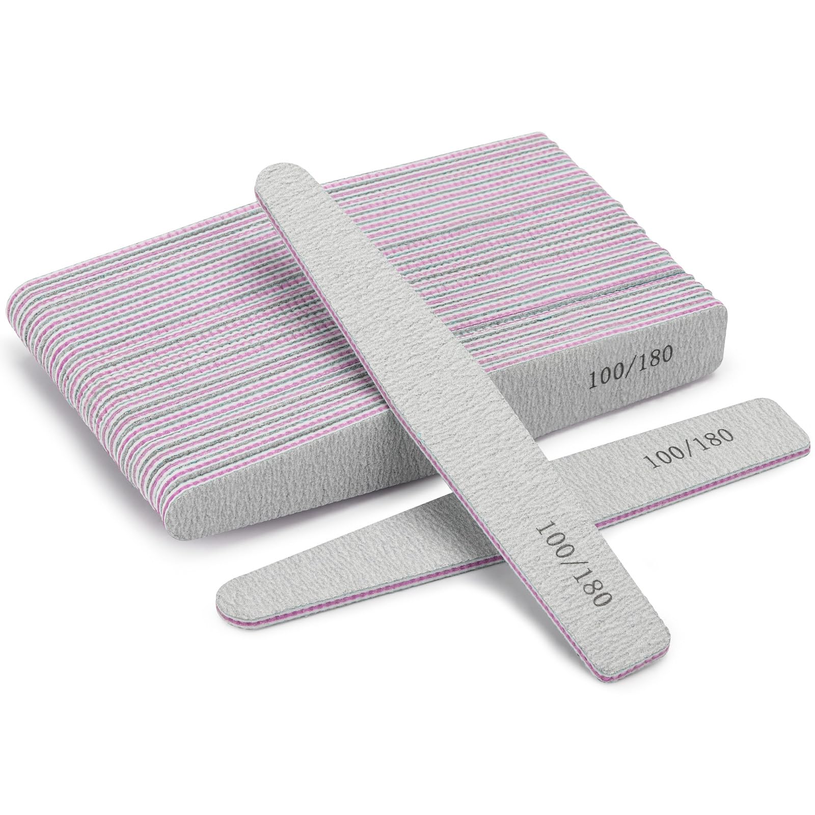 different packs ,  Nail Files ,  Grit Double Sided Emery Boards Coarse and Medium Nail File for Acrylic Nails