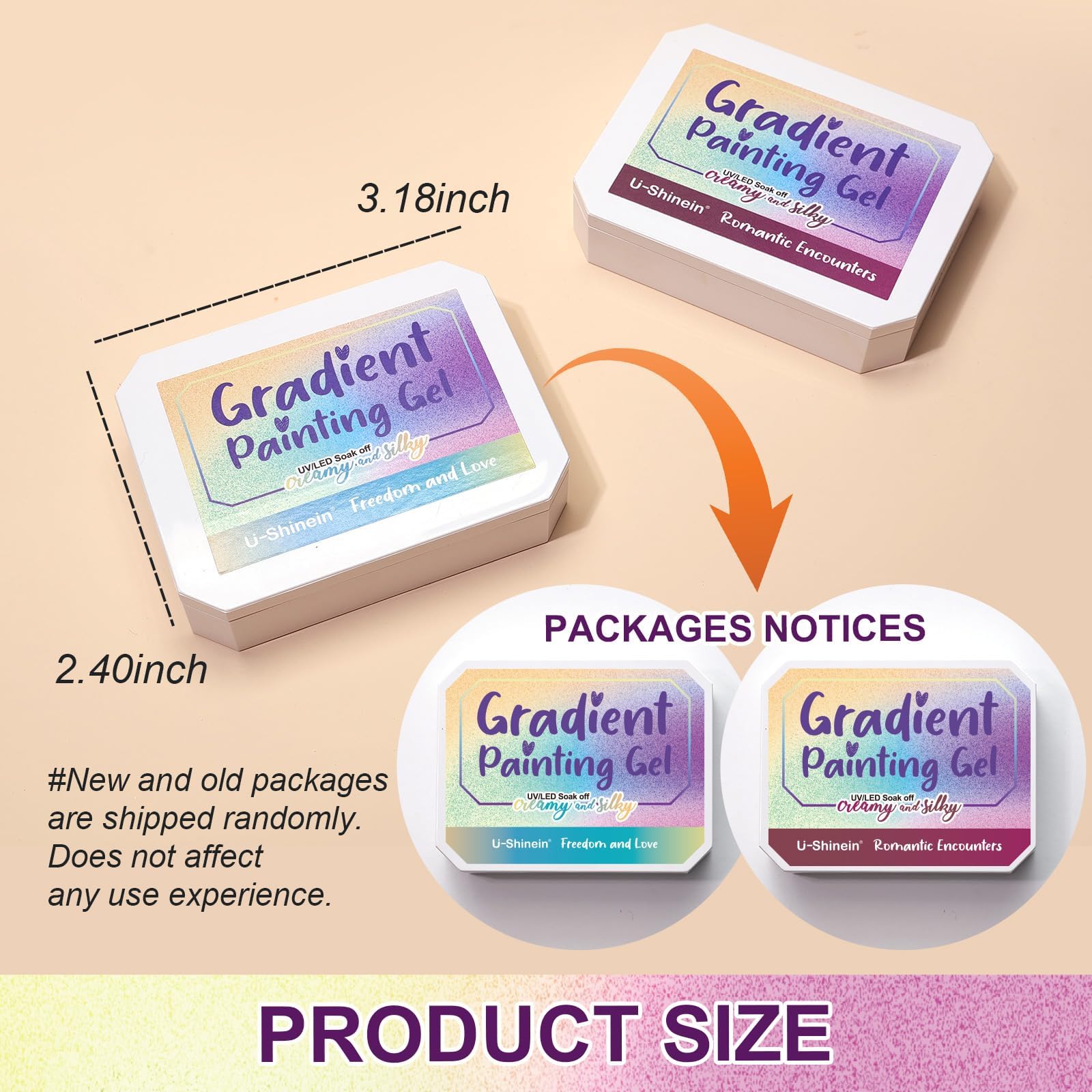 Gradient Painting Gel,(plenty of diff combinations!) 9 Colors Ombre Gel Nail Polish with 100Pcs Nail Sponges &Tweezers, Sponging Gel Nail Polish for Ombre Nails