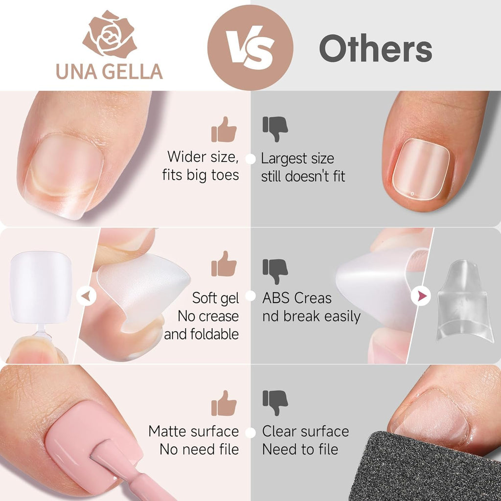 2 different options for glue , plus differnet shapes and sizes for nail tips! choose your pack !