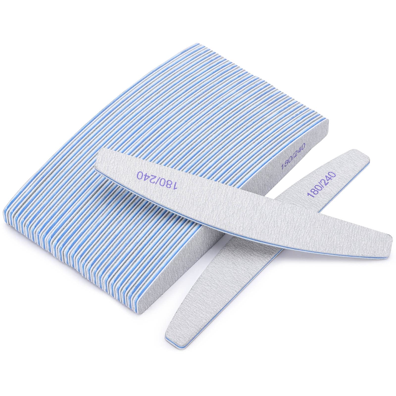 different packs ,  Nail Files ,  Grit Double Sided Emery Boards Coarse and Medium Nail File for Acrylic Nails
