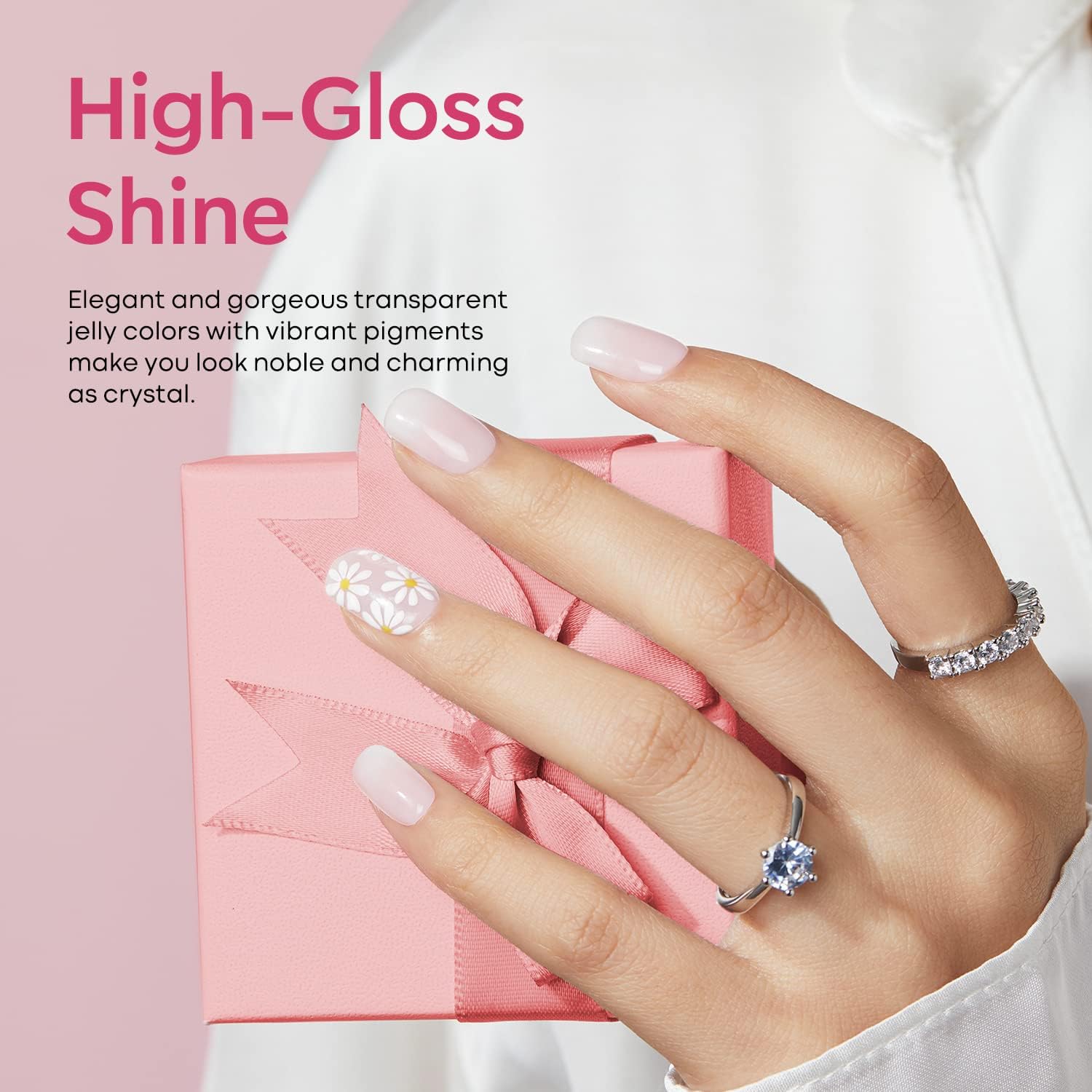 Modelones Magnetic Cat-Eye Gel Nail Polish, 11 Color Options