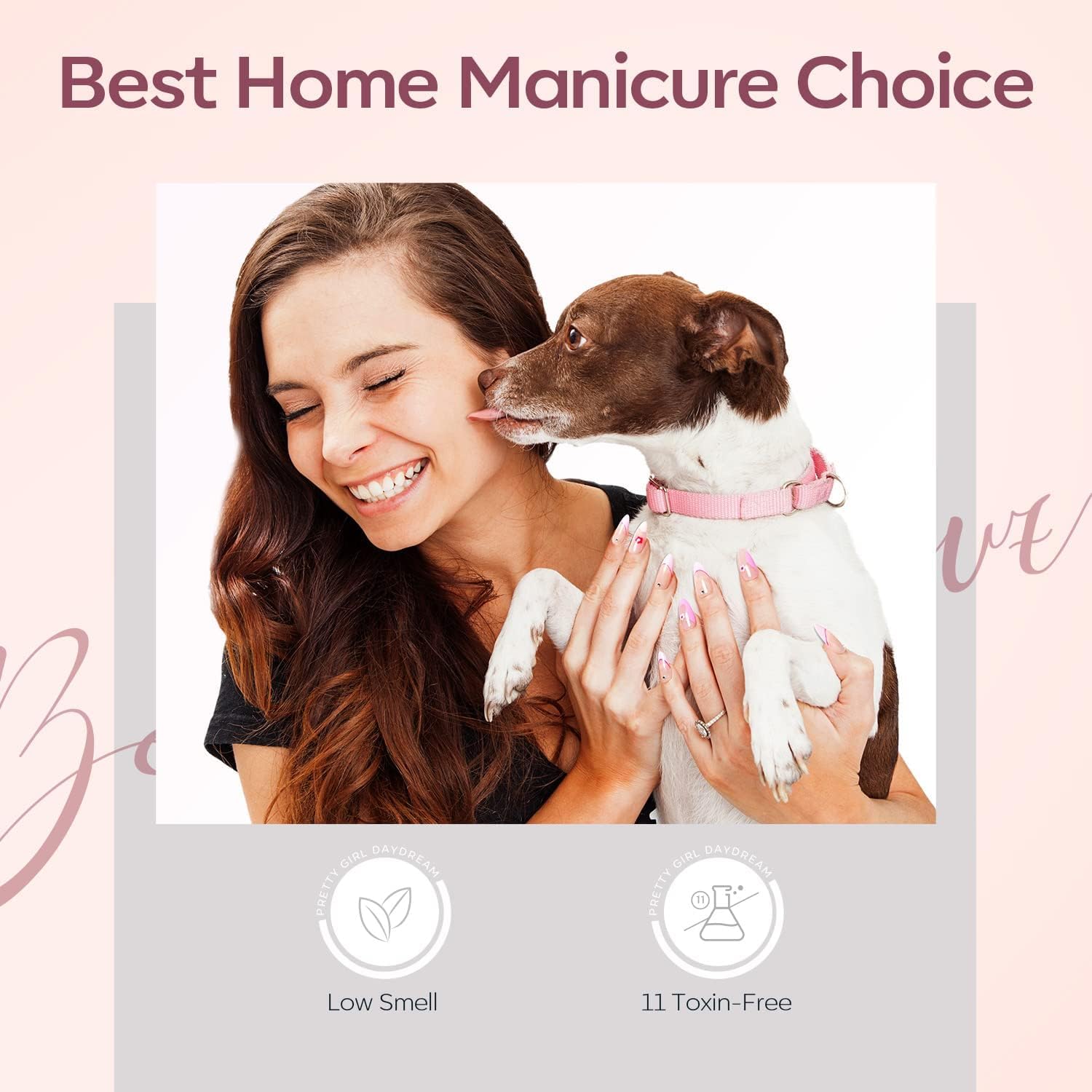 Modelones Gel Nail Polish Kit with U V Light 48W Nail Dryer Lamp Pink Brown Nude Gel Nail Polish Set, Soak Off Base and Top Coat, Nail Tools, French Manicure Design Nail Art Starter Kit Mother's Day Gift for Women