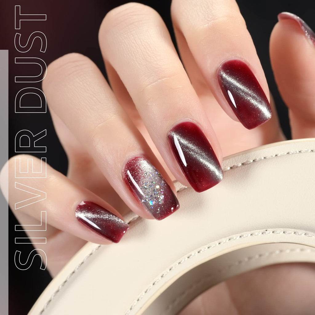 GAOY Magnetic Cat-Eye Gel Nail Polish, 20 Colors