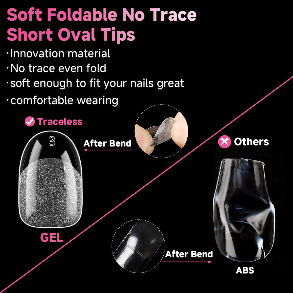2 different options for glue , plus differnet shapes and sizes for nail tips! choose your pack !
