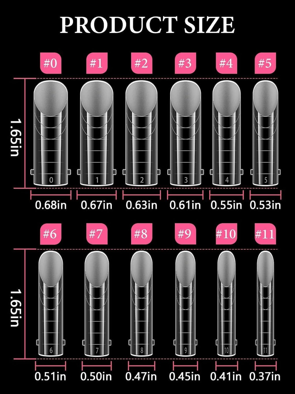 EBANKU 120 PCS Poly Gel Nail Forms for Toes with 75ml Slip Solution, Long Square Dual Forms for Polygel Pedi Nail Extension Poly Gel Toenails Set