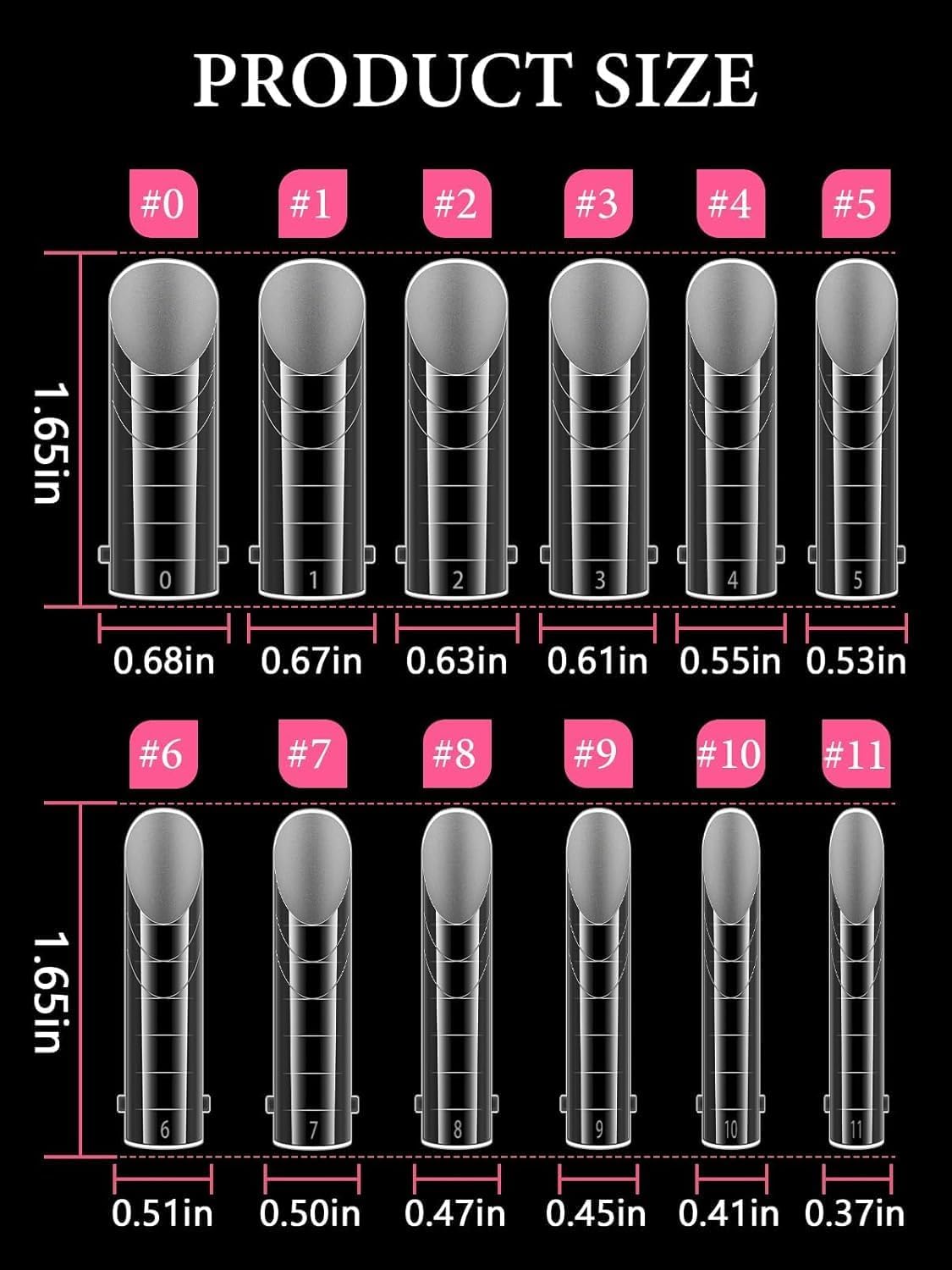EBANKU 120 PCS Poly Gel Nail Forms for Toes with 75ml Slip Solution, Long Square Dual Forms for Polygel Pedi Nail Extension Poly Gel Toenails Set