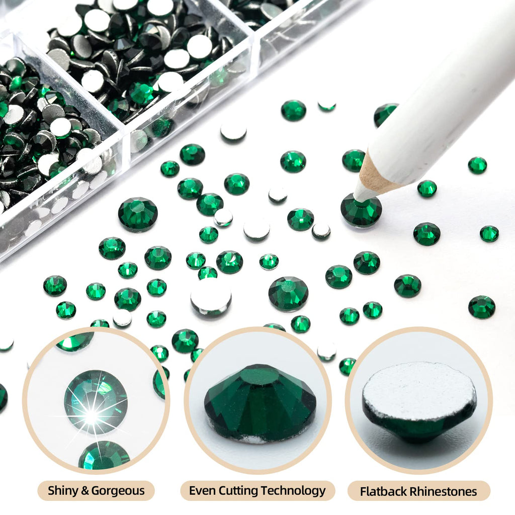 Nail Art Kit: 240 Special Shape & 2194 Flatback Rhinestones for Nails, ( 8 diff packs )